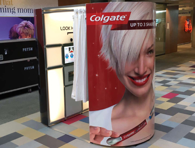 Colgate – UK tour of all major supermarket head offices with branded photo booths Picture Blast Photo Booth Hire