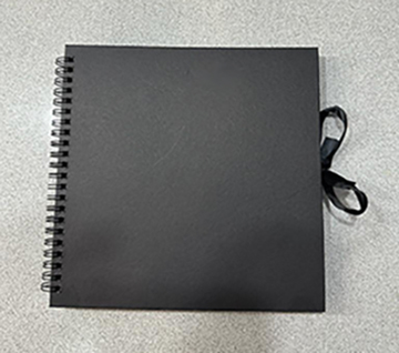 Black Guest Book 8" x 8"  (PACK OF 30) - £3.50 per book Picture Blast Photo Booth Hire