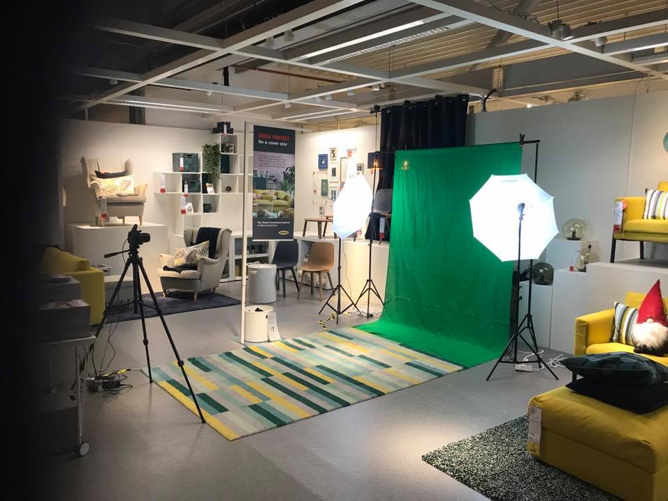 IKEA  In-store green screen photography with instant printing Picture Blast Photo Booth Hire