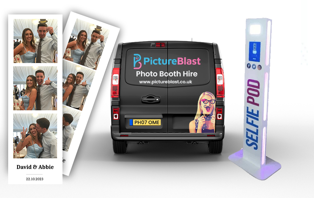 <h1 style="text-align:left; font-size: 25px; ">Your 4 Different Photo Booths Quotation:</h1> Picture Blast Photo Booth Hire